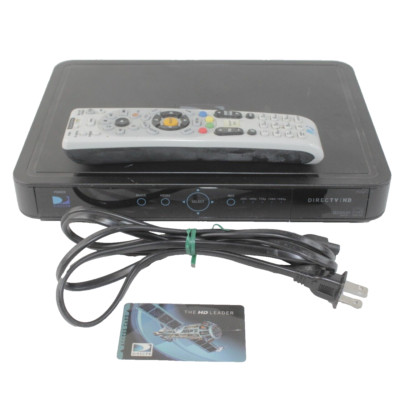 Direct TV DVR Satellite Receiver Model HR24-200 with Remote Card & Power Cord