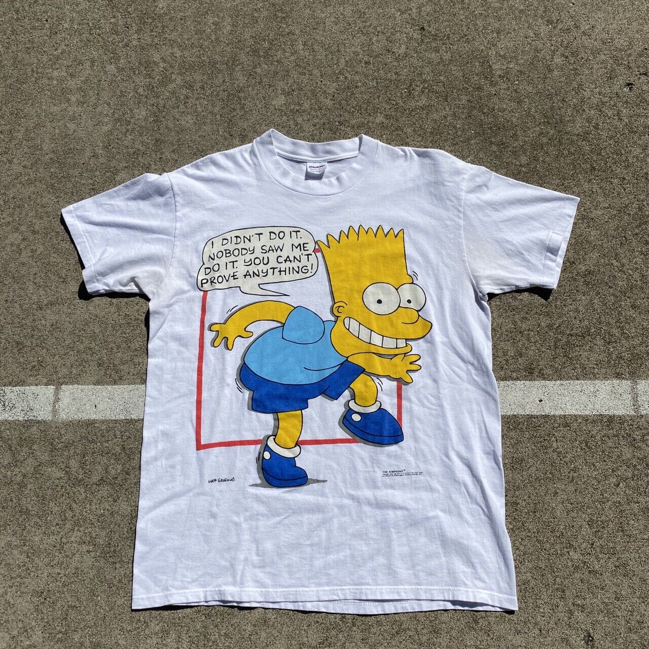 Bart Simpson Simpsons 1990 Vintage shirt | eBay Bart Simpson Simpsons 1990 Vintage shirt | eBay