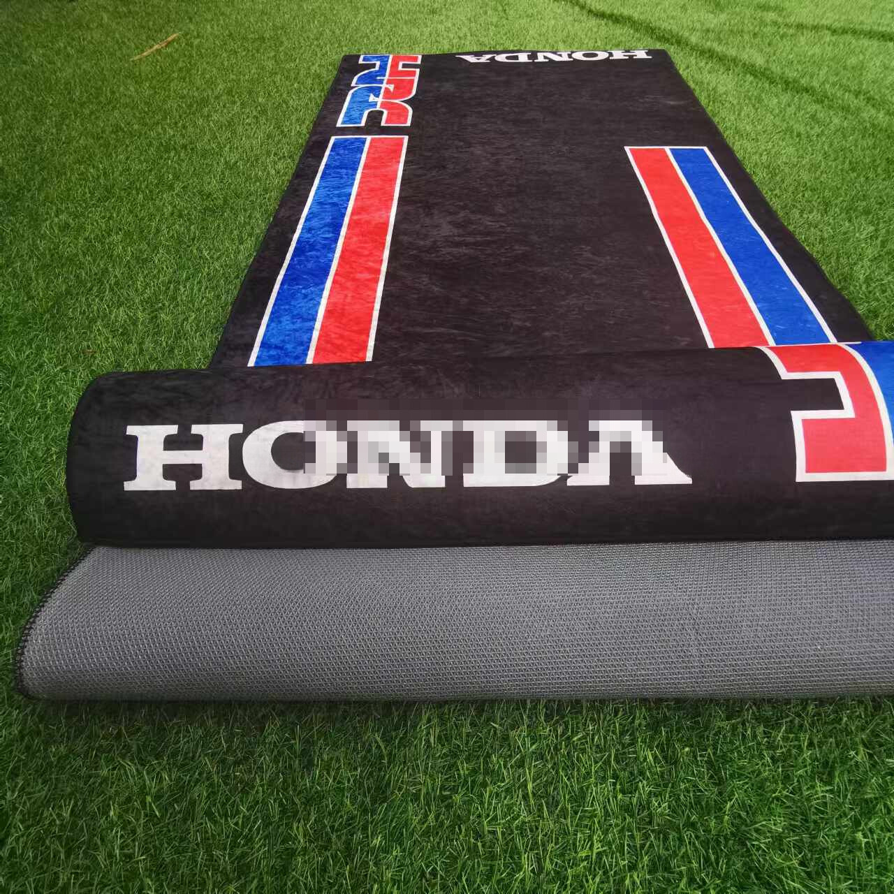 Motorcycle Garage Floor Pit Mat Workshop For Honda Racing