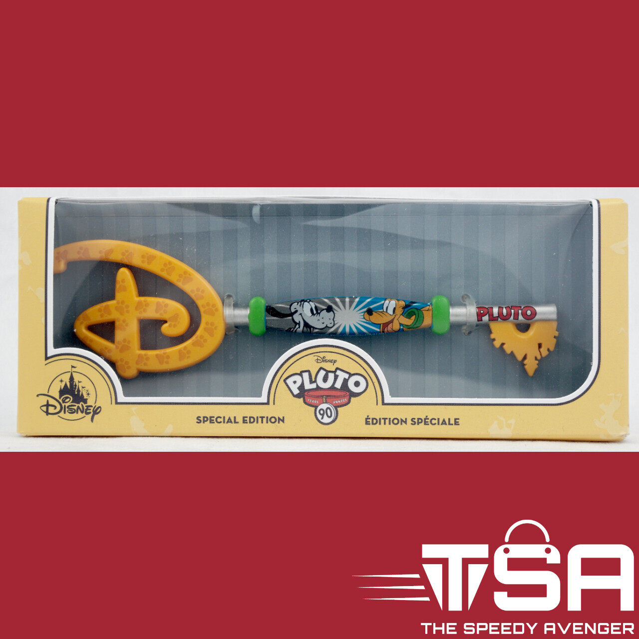 Disney Store Key Pluto 90th Anniversary Key  Limited Edition In Hand