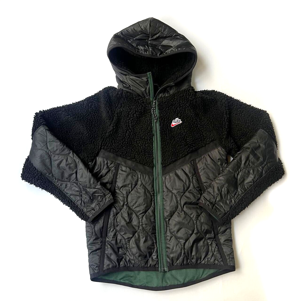 NIKE ハーフジップジャケット ナイキ（NIKE）（キッズ）ハーフジップ プリントブロック