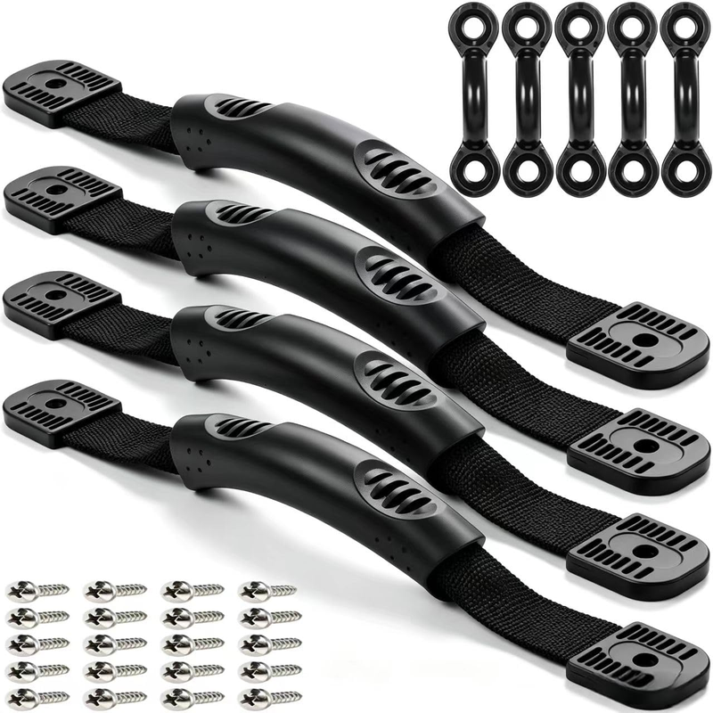 4Pcs Canoe Boat Side Mount Carry Handles, Paddle Park Canoe Boat Handles - 5 PCS