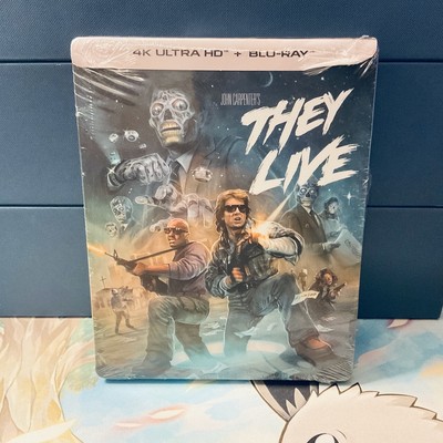 They Live LIMITED EDITION STEELBOOK (4K ULTRA HD + BLU-RAY) | BRAND NEW!