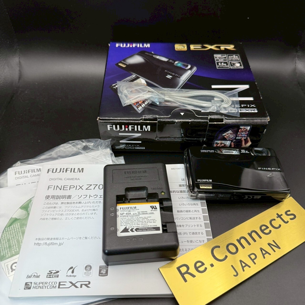 Fujifilm FinePix Z700EXR Black 12.0MP Digital Camera FROM