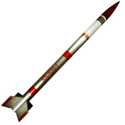 Rocketarium Flying Model Rocket Kit SS-520 Cluster(2)  ROC-RK-1031