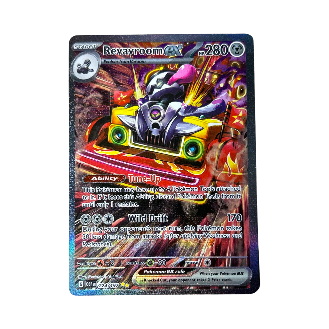 Pokemon TCG Revavroom EX 224/197 Obsidian Flames | eBay