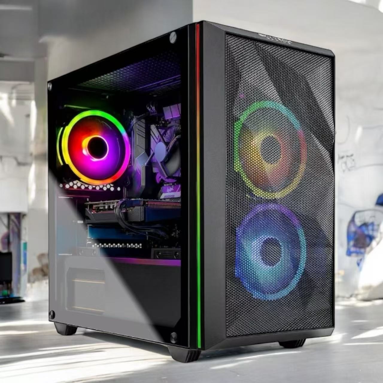 自作ゲーミングPC/Core i7-8700/16G/RTX3050 Amazon | 【整備済み品】 ゲーミングPC デスクトップPC タワー型