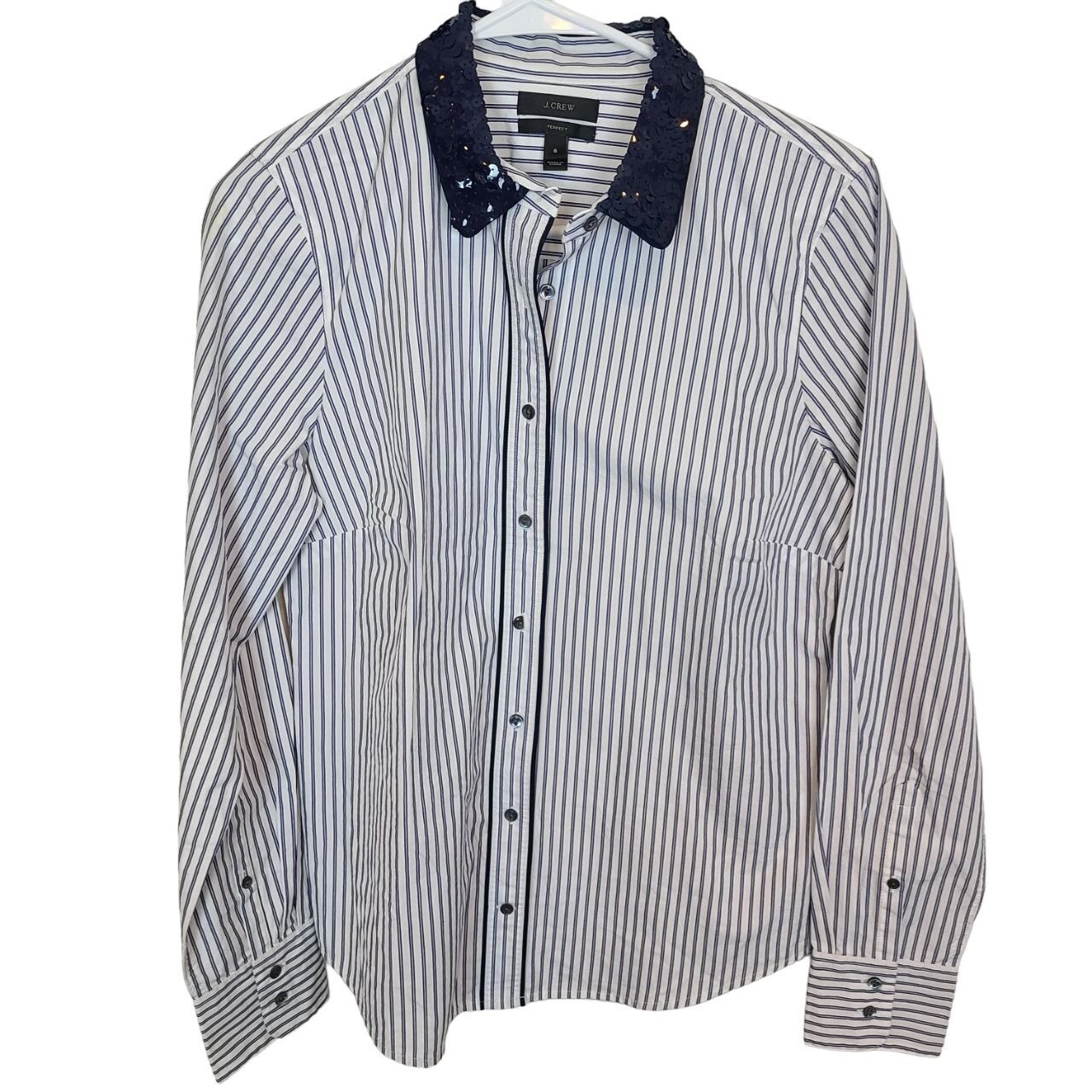 J CREW スキャロップシャツ　白　XS 試着のみ J CREW スキャロップシャツ白XS 試着のみ