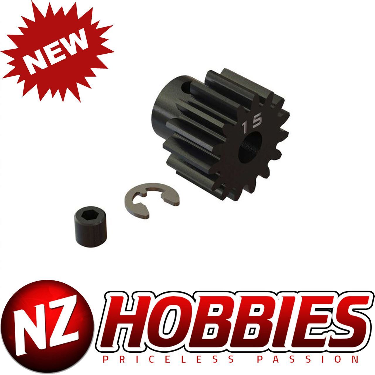 ARRMA ARA310962 15T Mod1 Safe-D5 Pinion Gear MOJAVE/TALION/TYPHON/KRATON 6S