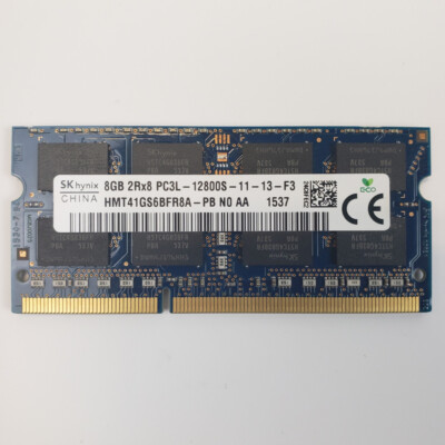 8GB PC3L-12800S 1600MHz SODIMM DDR3 RAM | Grade A