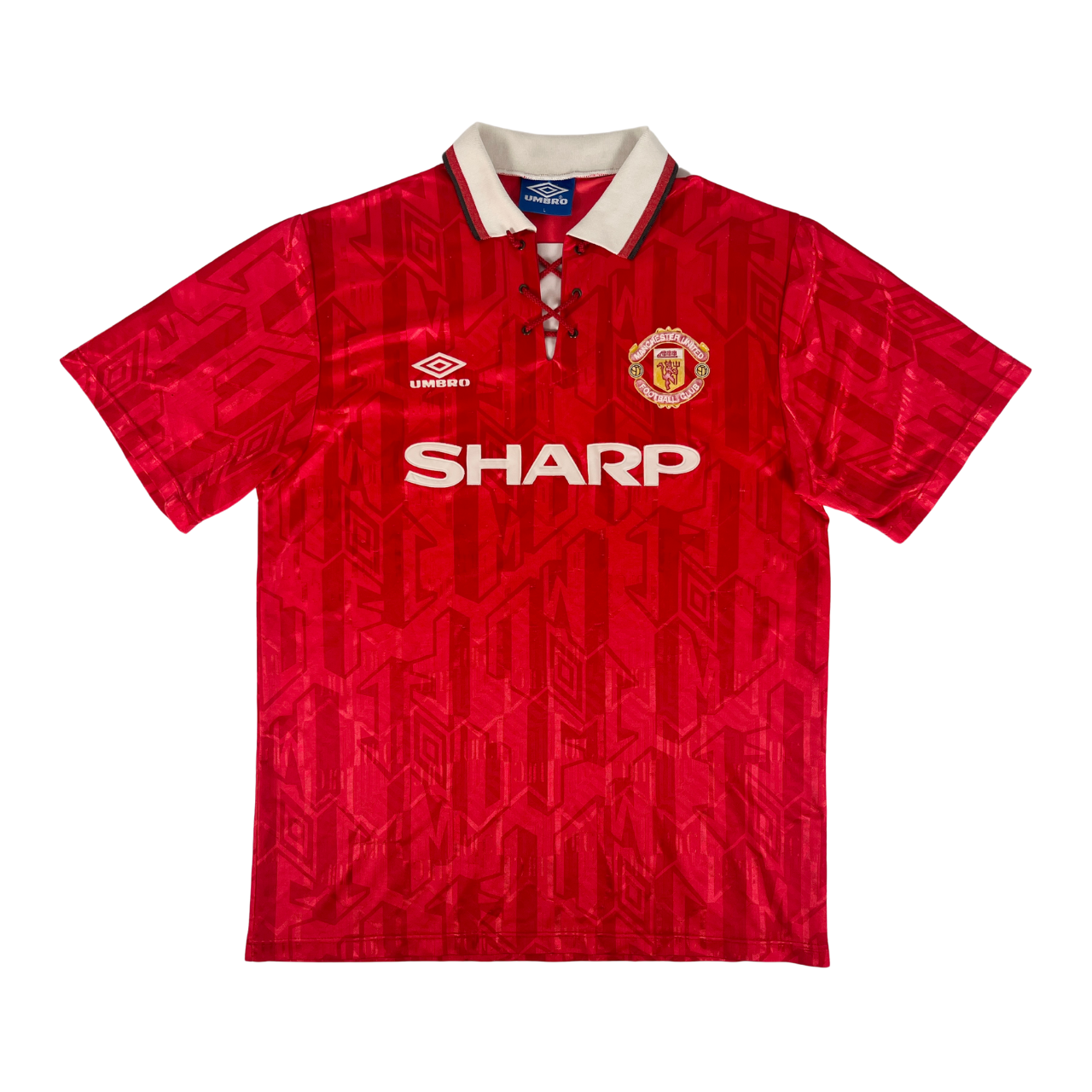ウェア UMBRO Manchester United 92-94  kit Manchester United 1992/94 UMBRO Home Football Shirt L 90s