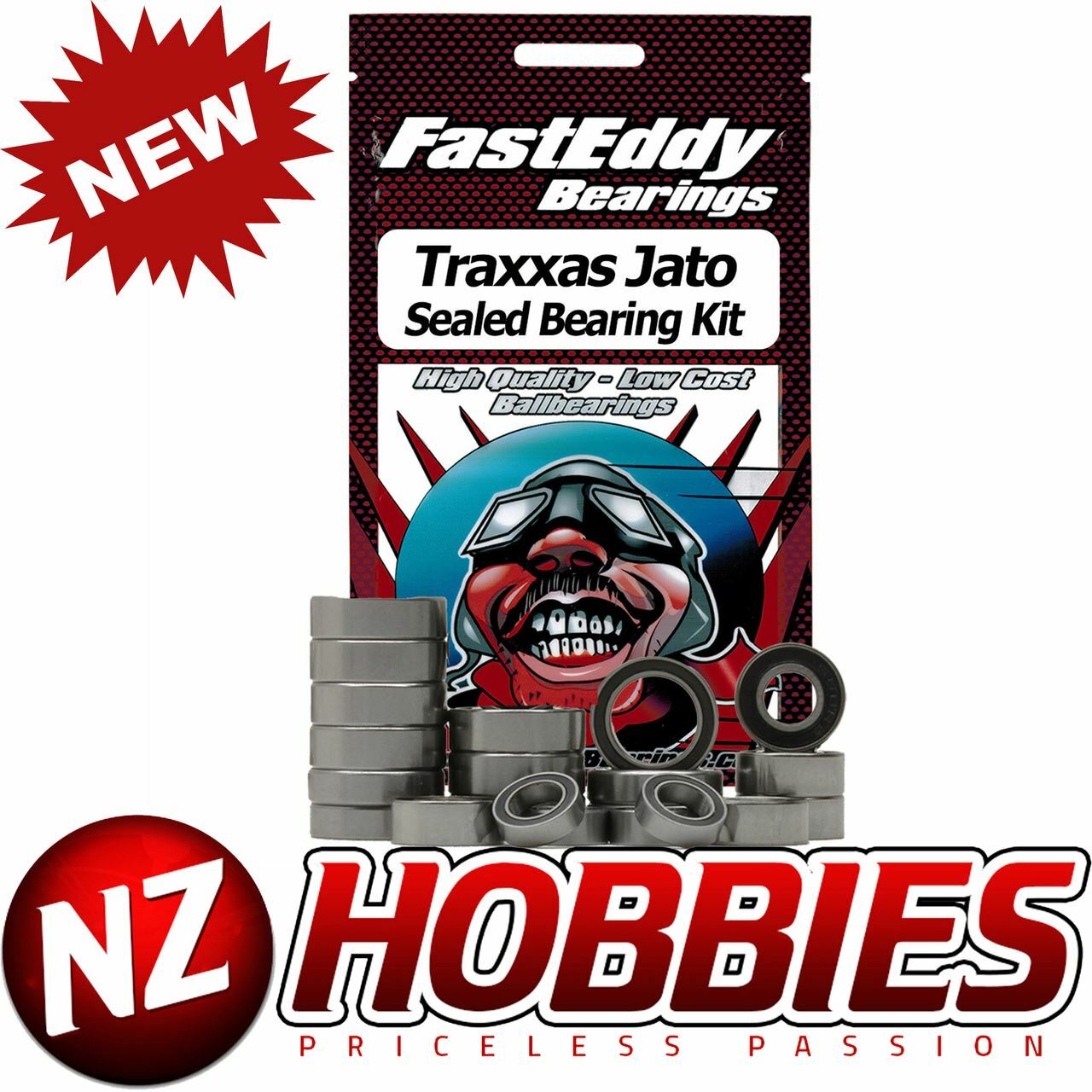 Fast Eddy TFE715 Sealed Bearing Kit for Traxxas Jato