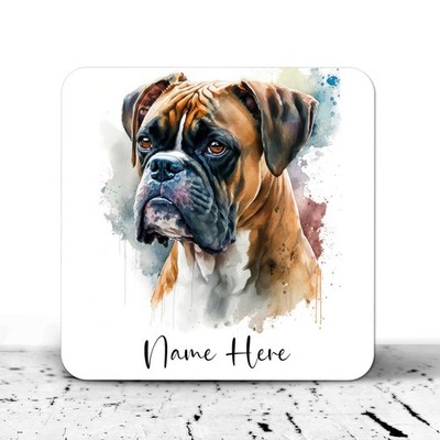 Personalised Dog Drinks Coaster Christmas Birthday Coaster Dog Lovers Pets Gift