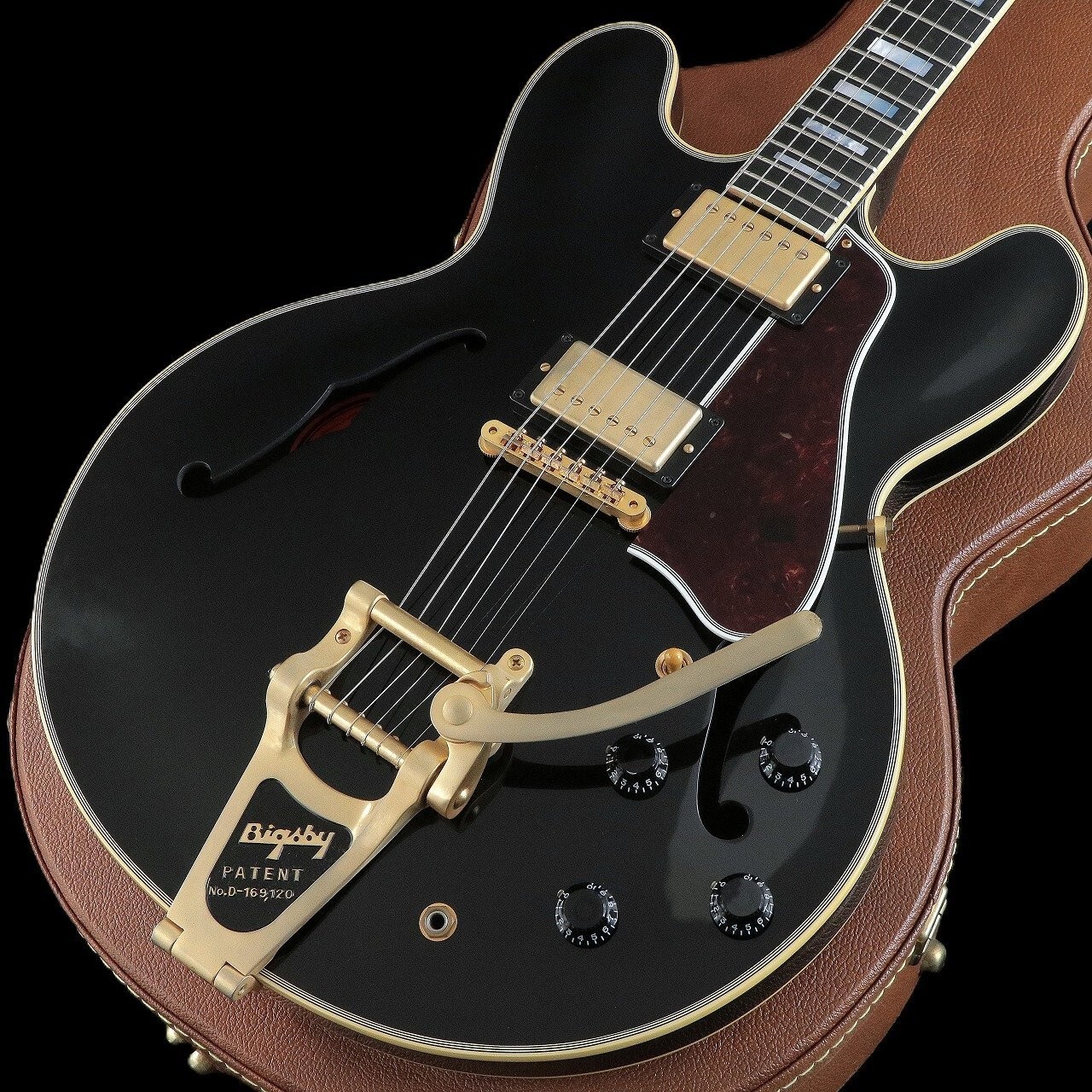 Gibson ES-355 With Bigsby, hard case VOS Ebony USED | eBay