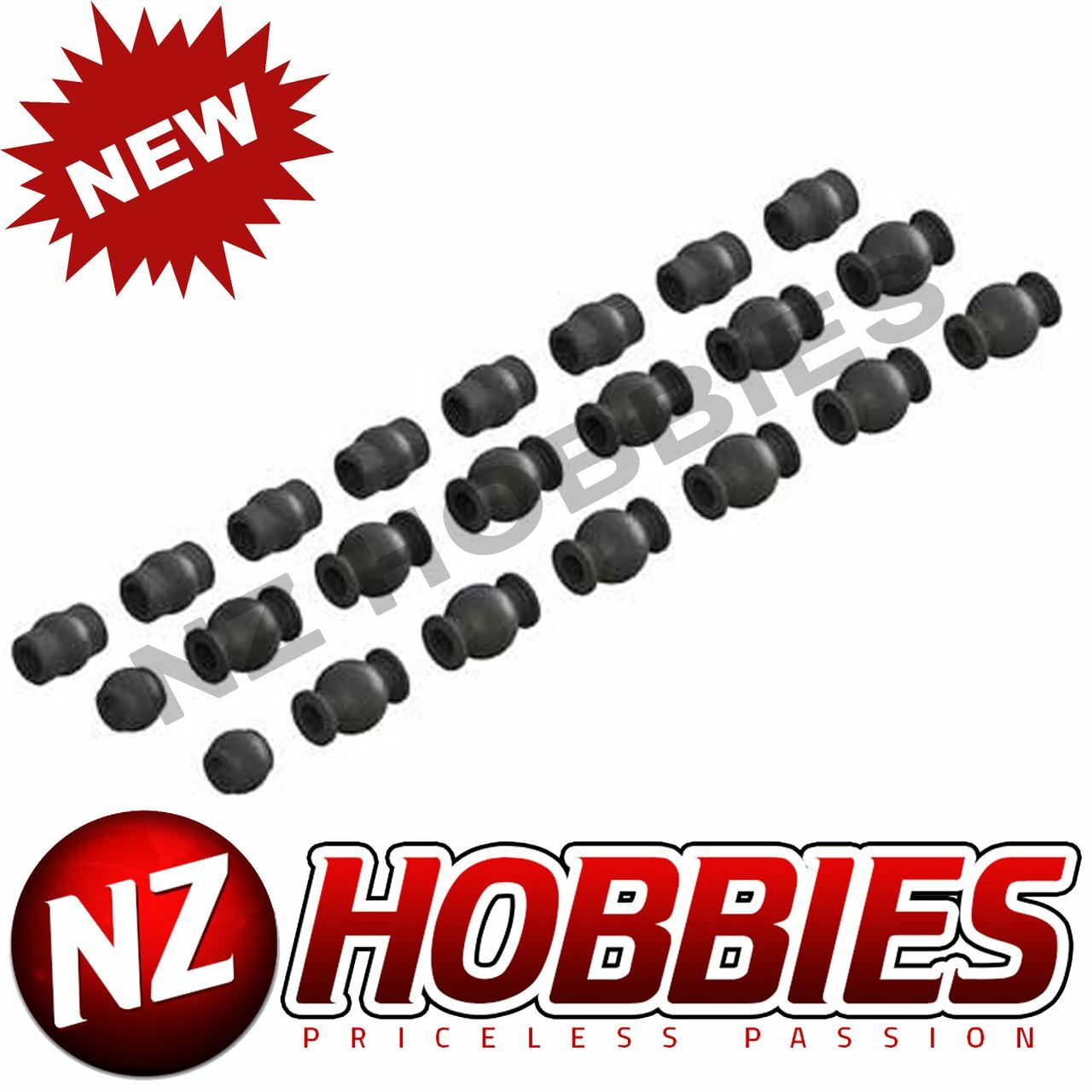 ARRMA AR330515 Composite Pivot Ball Set 4x4 Granite/Typhon/Senton/Bigrock