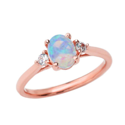 Pre-owned Fdj October Birthstone And White Topaz Promise Ring In Gold (yellow/rose/white) In Yellow Gold