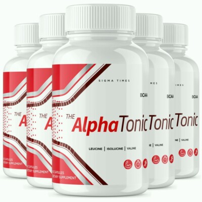 (5 Pack) The Alpha Tonic Capsules, AlphaTonic Men, Powerful Performance Support