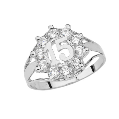 Pre-owned Fdj Quinceañera Cubic Zirconia Ring In Gold (available In Yellow/rose/white Gold) In Yellow Gold