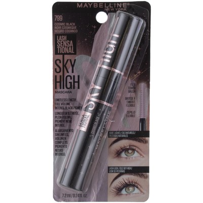 Maybelline Lash Sensational Sky High Mascara, Cosmic Black 799, 0.24 fl oz