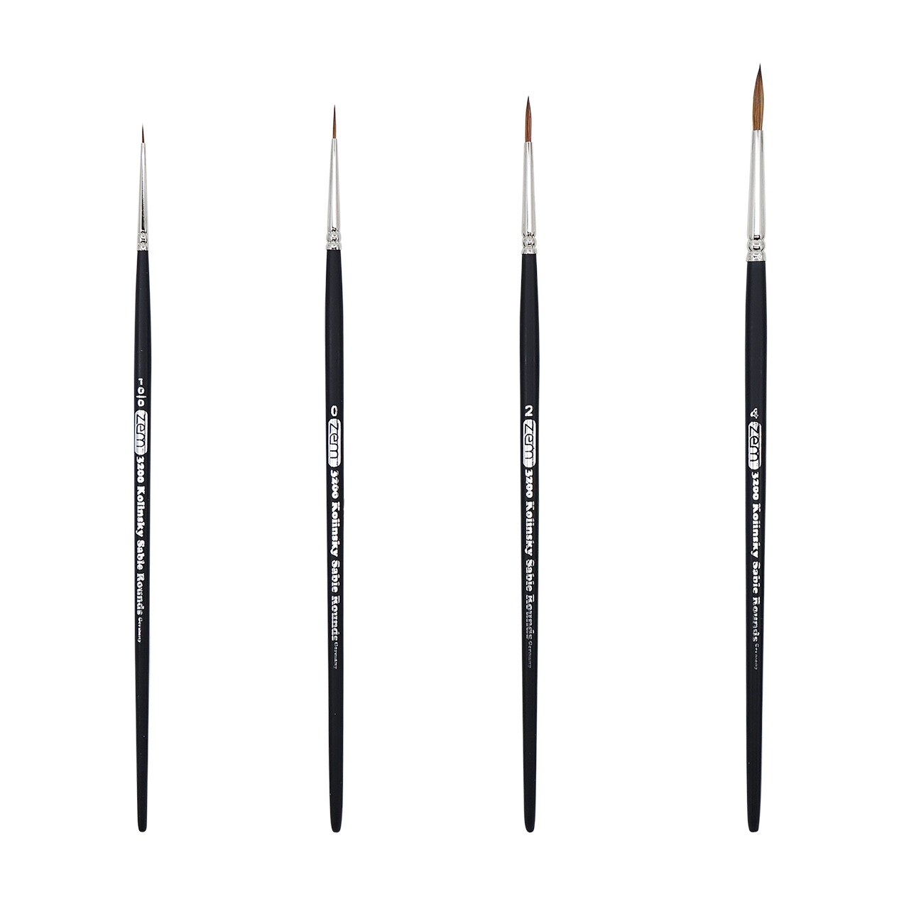 SIAM SHADE X 〜The Perfect Collection〜 AS-84 Kolinsky Pure Sable Detail Artist Paint Brush Rounds