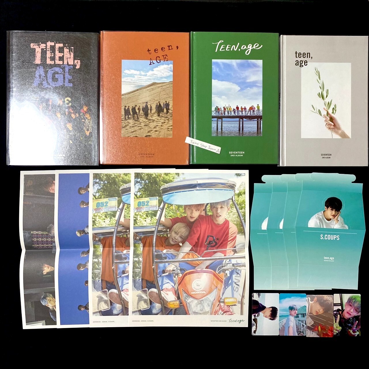 SEVENTEEN 2nd Album Teen Age teenage S.coups Photocard set