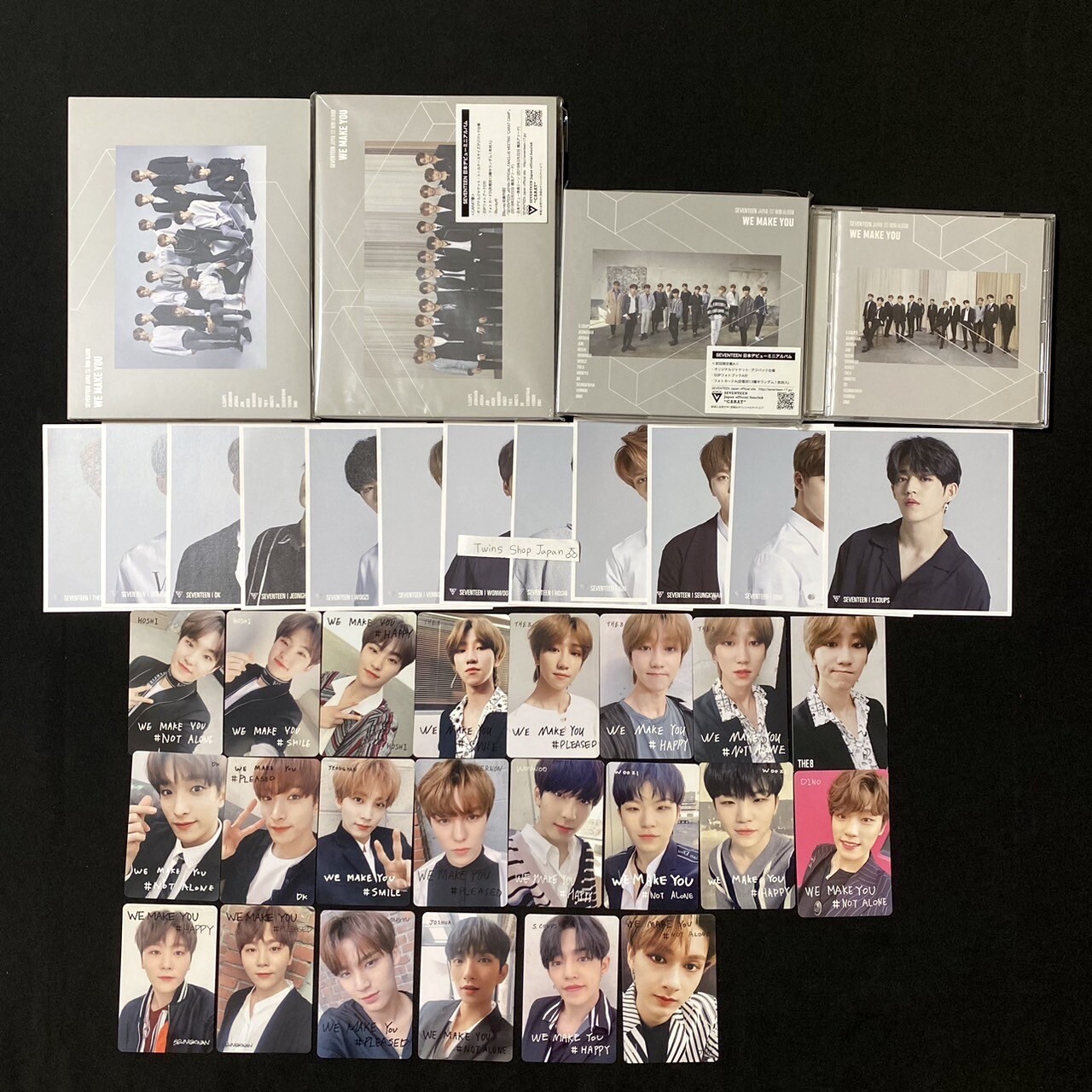 SEVENTEEN Japan 1st mini album we make you CD + photocard SEVENTEEN Japan 1st mini album we make you CD + photocard