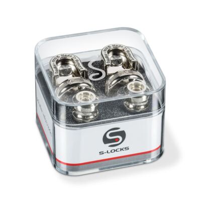 Schaller S-Locks Guitar Strap Lock System, Nickel