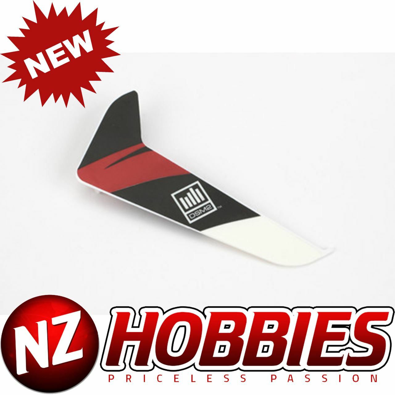Blade BLH3120R 120 SR Vertical Fin RED w/ Decal 120SR