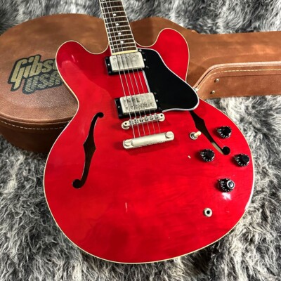 ギター Gibson C/S ES-335 Dot Plain Cherry Gibson ES-335 Dot Plaintop - Cherry | Sweetwater