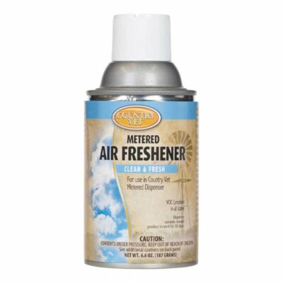 Country Vet Metered Air Freshener - Clean & Fresh 6.6 oz.