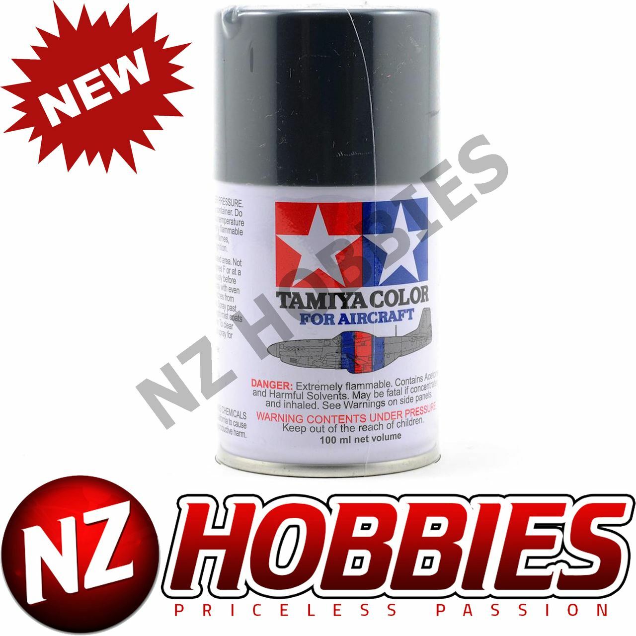 TAMIYA TAM86527 Aircraft Spray AS-27 Gunship Grey 2 Acrylic