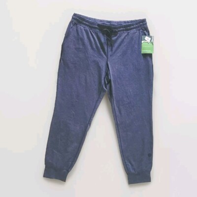 L.L. Bean Women's Joggers VentureSoft Knit Relaxed Blue Size Large NWT