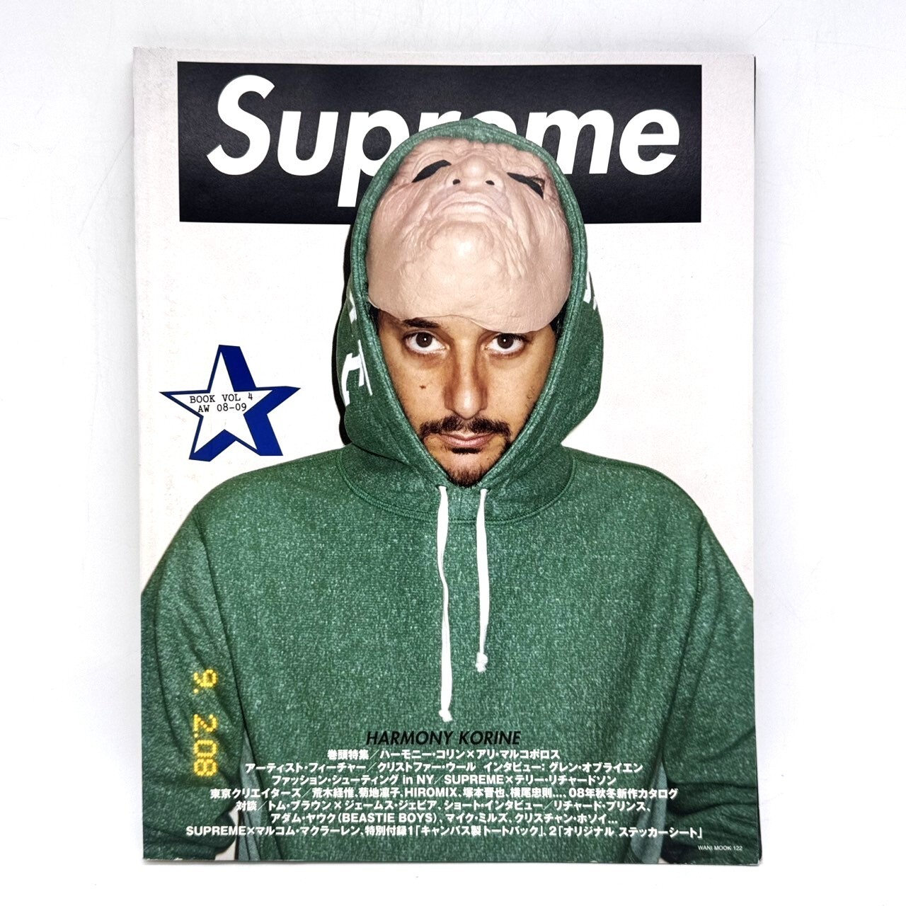 Supreme BOOK VOL.4 AW 08-09 Harmony Korine + Sticker (Unused