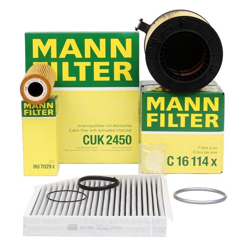 Mann Filterset FÃ¼R Audi A4 (8k B8) A5 (8t 8f) Q5 (8r) 3.0 S4 S5 Sq5 Tfsi 3.2 Fsi