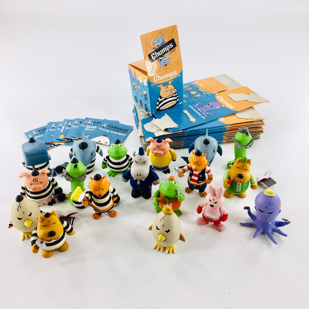 DEPT　100個限定　kidrobot kozik　コジック Official* KIDROBOT FRANK KOZIK CHUMPS SERIES SET OF 16 | eBay