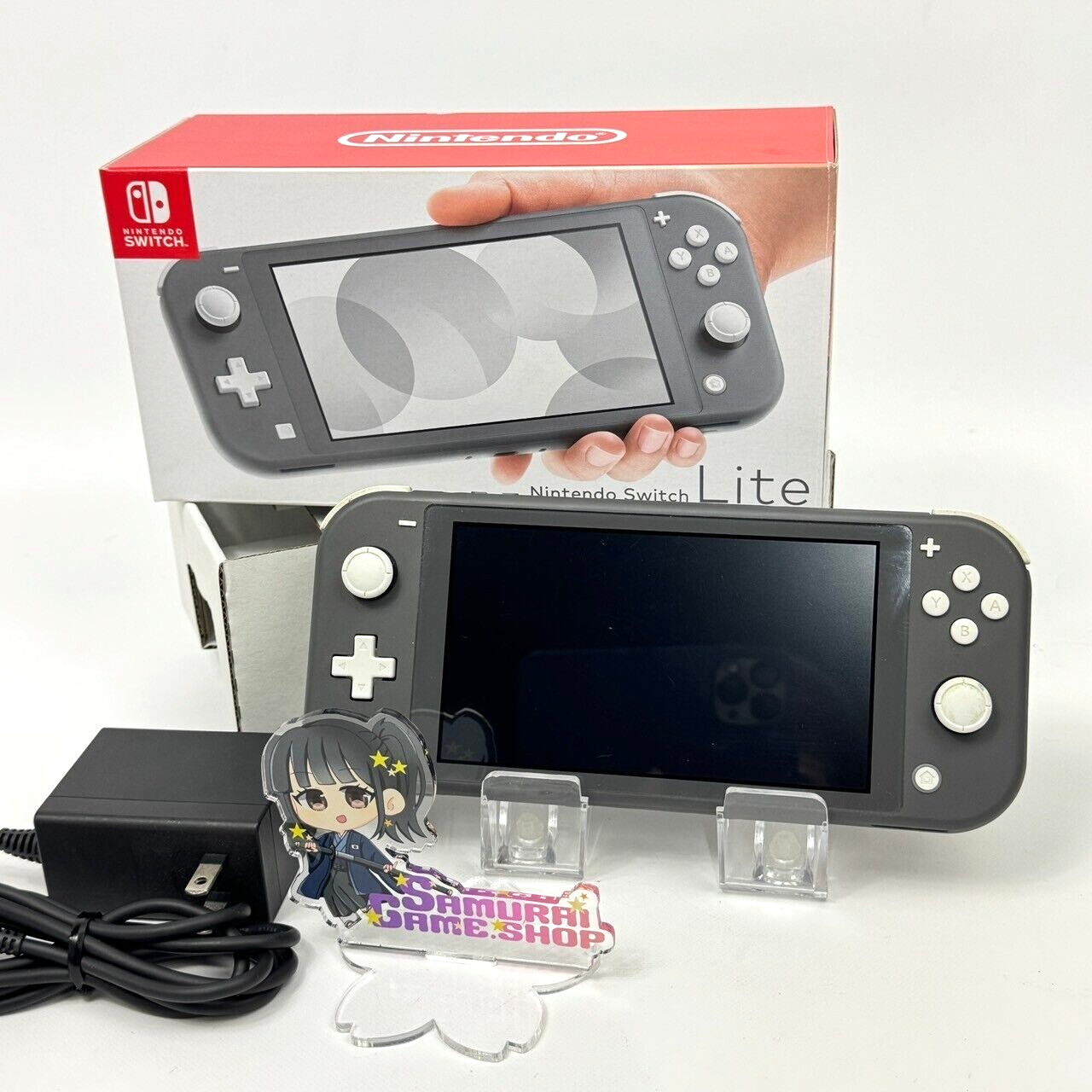 Nintendo Switch lite 本体 グレー【充電コード、ケース付】 , 【公式