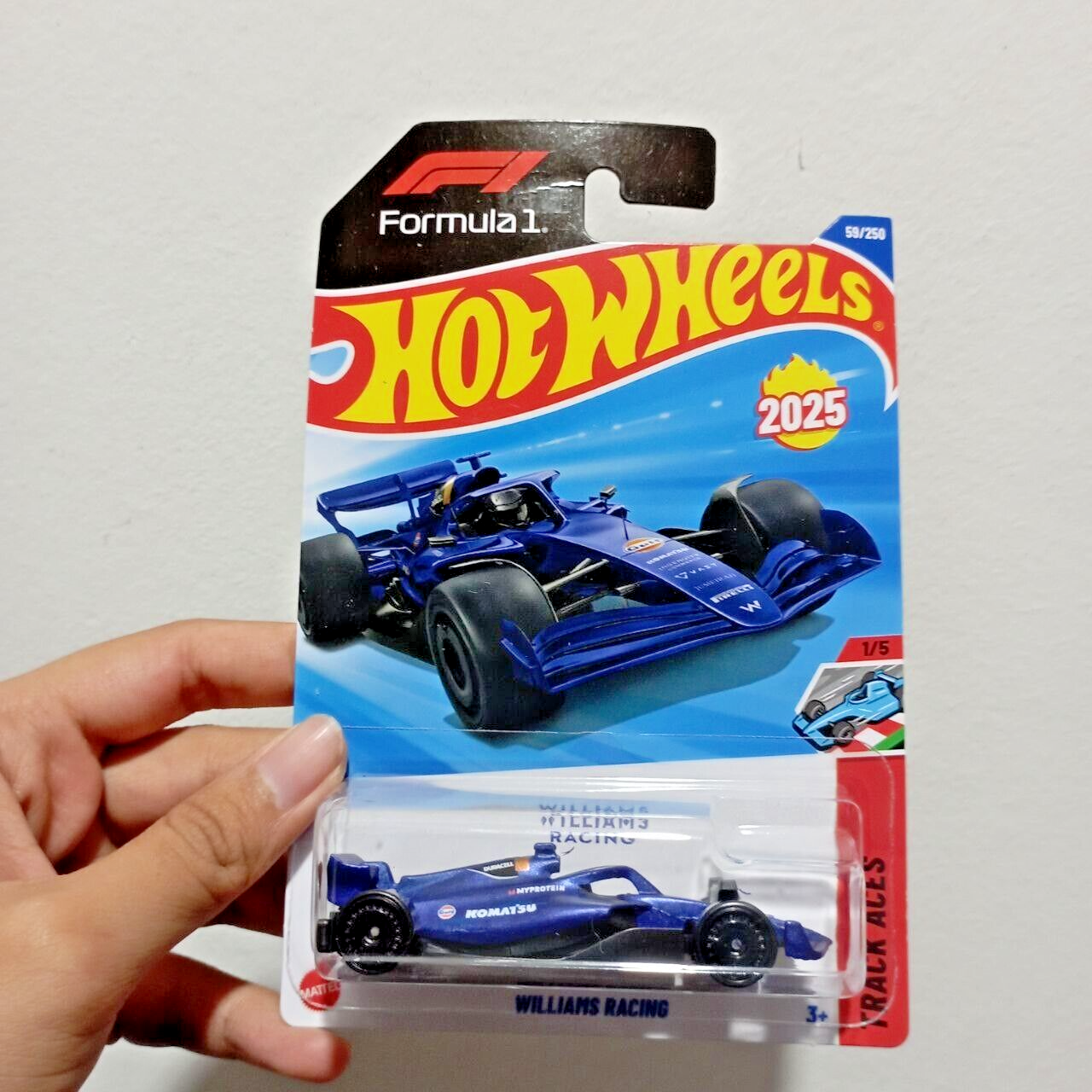 Hot Wheels 2025 Case E Williams Racing Formula 1 Track Aces Hot Wheels 2025 Case E Williams Racing Formula 1 Track Aces
