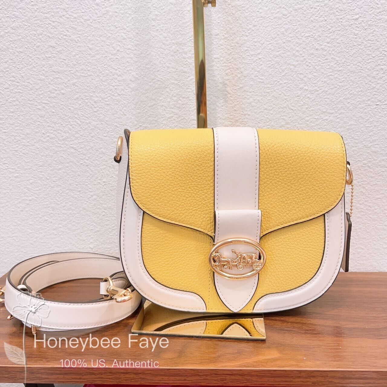 NWT Coach Georgie Saddle Bag In Colorblock C8296 | eBay NWT Coach Georgie Saddle Bag In Colorblock C8296 | eBay