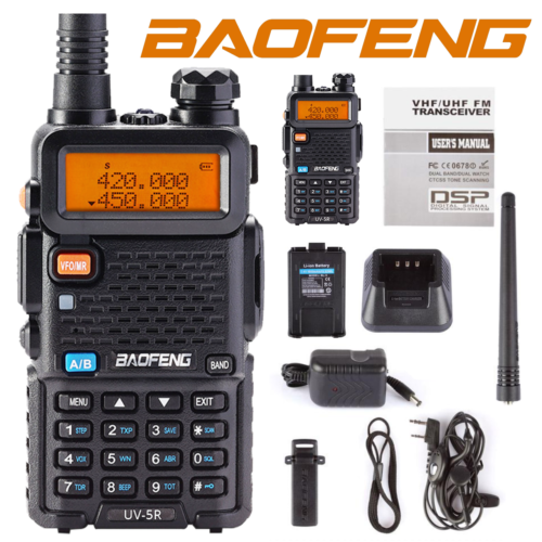 Baofeng UV-5R Upgraded Legal Version Dual Band Walkie Talkie