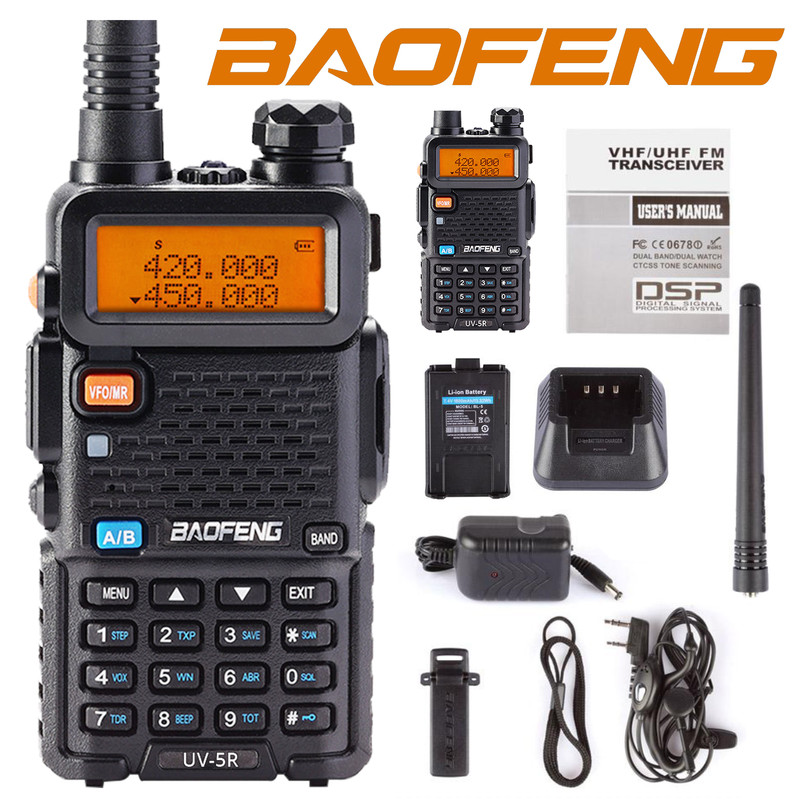 Baofeng Uv-5r Upgraded Legal Version Dual Band Walkie Talkies Two Way Radio