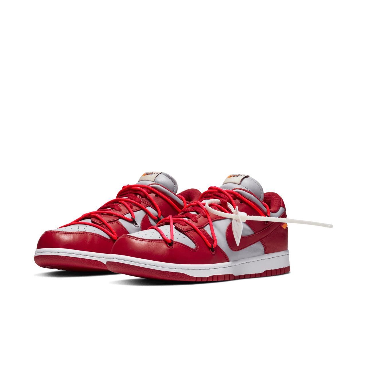 靴 OFF-WHITE DUNK LOW LTHR/OW CT0856-600 CT0856 600 Dunk Low Off-White Red | eBay
