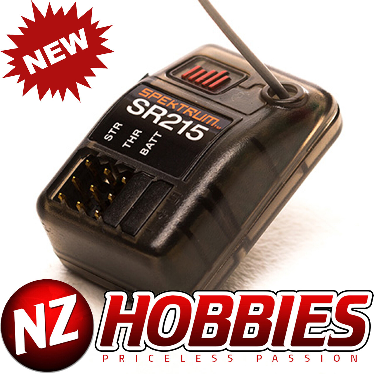 Spektrum SR215 2Ch DSMR Sport Surface / Marine Receiver RX DX2E # SPMSR215