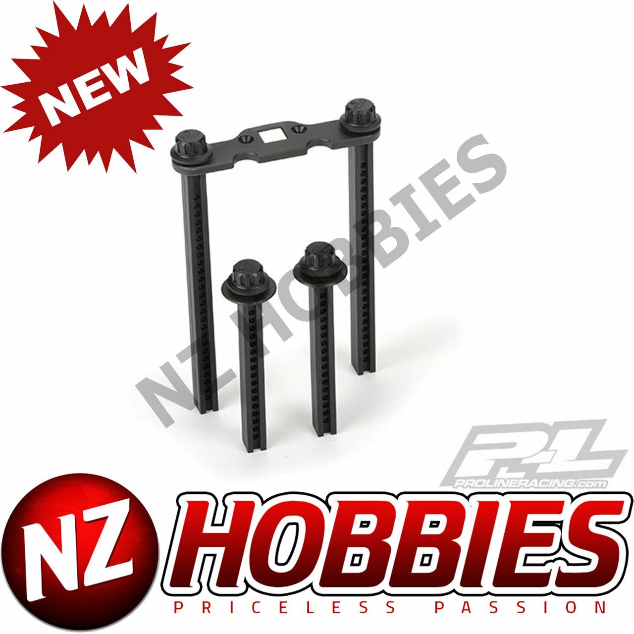 Pro-Line 6307-00 Extended Front and Rear Body Mounts Revo3.3/E-Revo/Summit