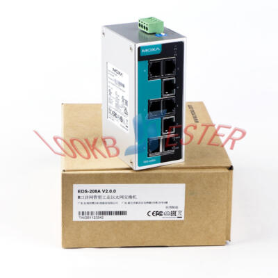 ONE NEW MOXA EDS-208A 8-port Ethernet Switch