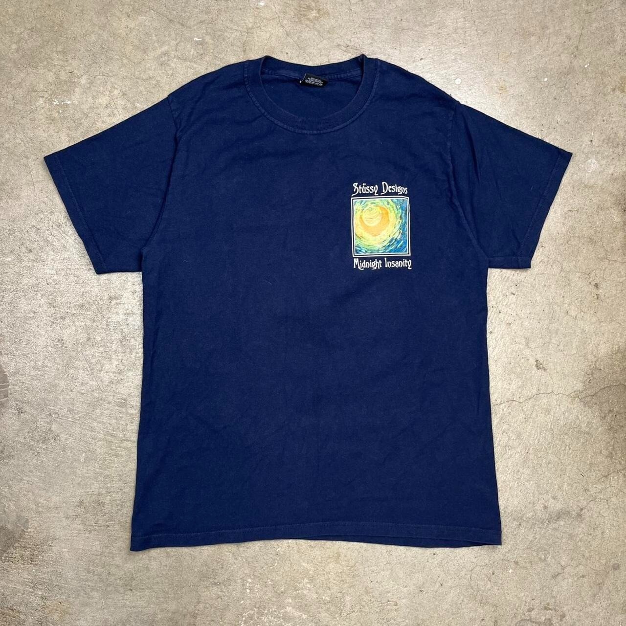 【Stussy】 Night Lights T-Shirt Navy 27962213~blue_0.png