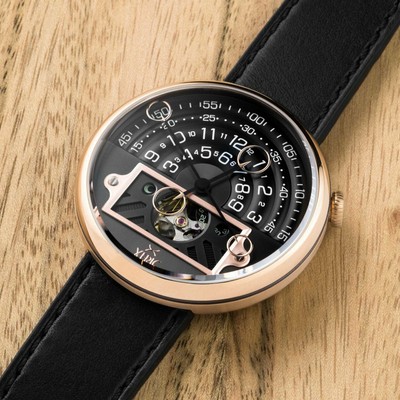 Pre-owned Xeric Halograph Ii Automatic Rose Gold Limited Edition