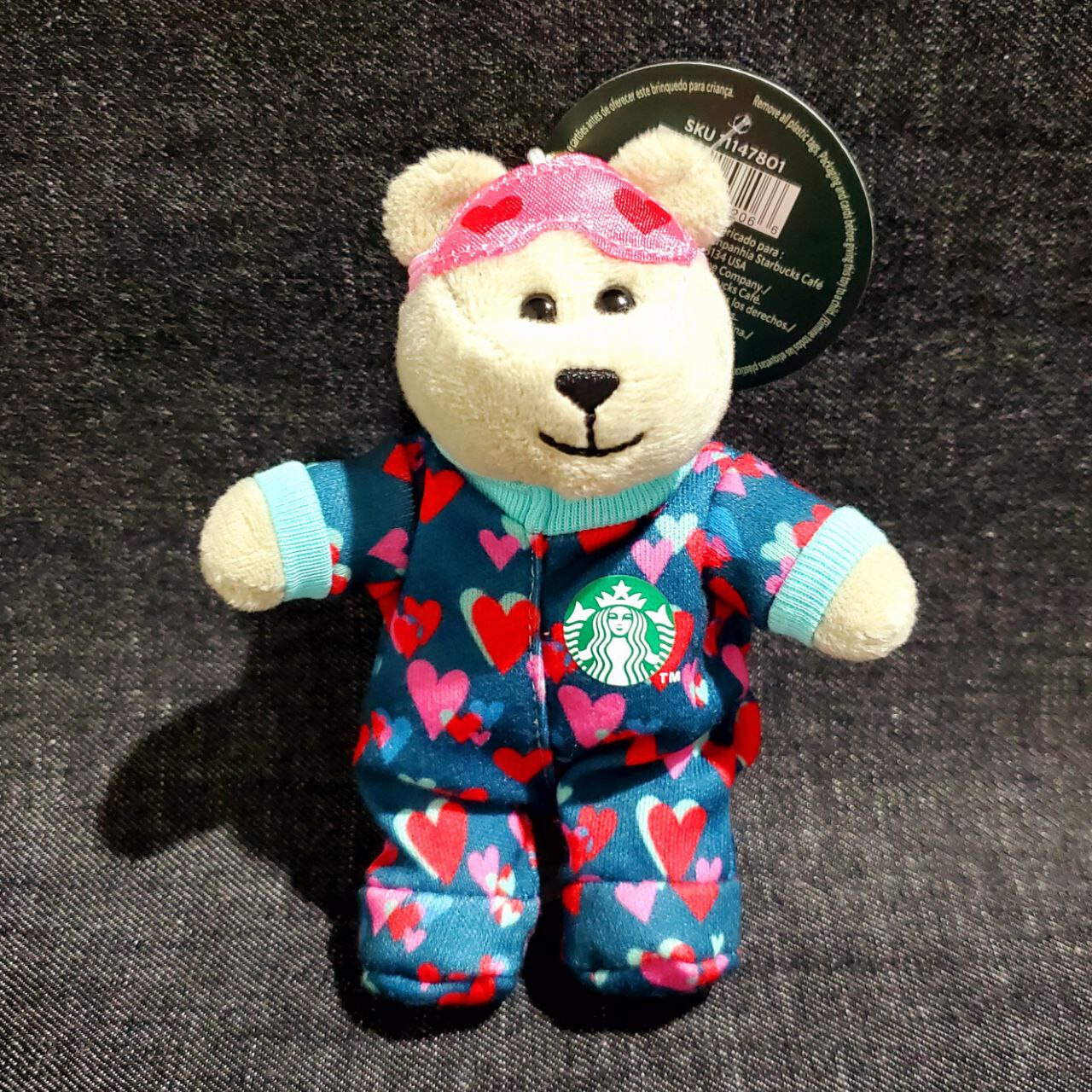 【韓国スタバ】22冬①★Holiday Santa Bear Figure Keychain Starbucks Korea 22 Holiday Santa Bear Figure Key chain Key