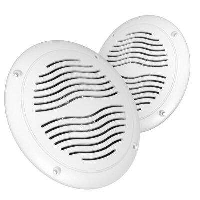 Magnadyne WR40W | Water-Resistant RV Marine & Hot Tub 5 Dual Cone Speakers | S