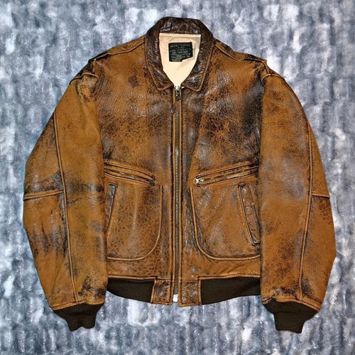 Vintage Avirex Jacket Type G-2 U.S Navy Leather Bomber Vintage Avirex Jacket Type G-2 U.S Navy Leather Bomber