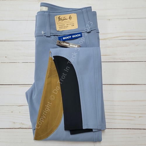 Tailored Sportsman Girls Vintage Trophy Hunter Boot Sock Breeches - Front Zip - 